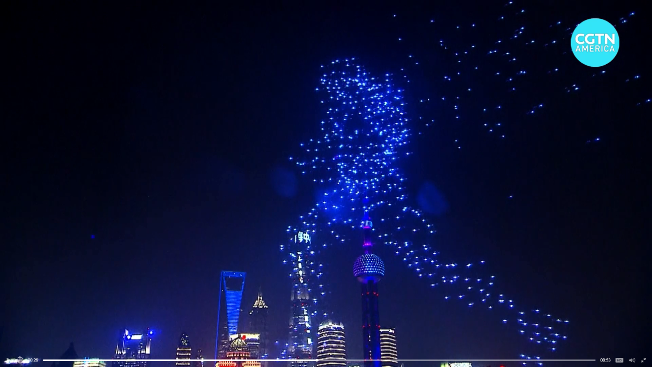 Shanghai drone show 2049